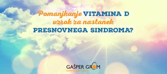Vodi pomanjkanje vitamina D k presnovnemu sindromu?