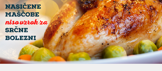 Nasičene maščobe ne povzročajo srčnih bolezni