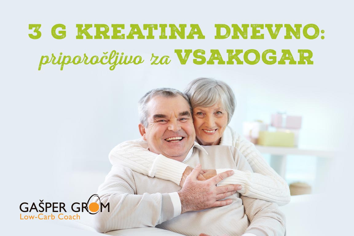 Kreatin je varen in priporočljiv za vsakogar