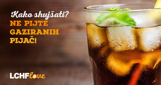 Gazirane pijače in hujšanje? Ne gre skupaj!