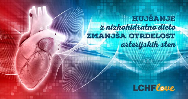 Hujšanje z nizkohidratno dieto zmanjša otrdelost arterijskih sten